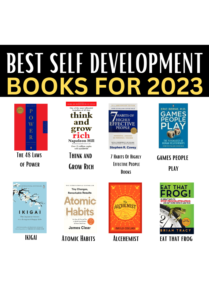 BEST SELF DEVELOPMENT BOOKS FOR 2024